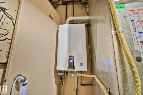 Utilities with water heater - 313 Willow Court, Edmonton, AB - Indoor