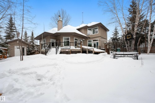 47 River Heights Drive, Edmonton, AB - Outdoor With Deck Patio Veranda With Facade