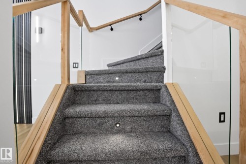 View of stairs - 15415 20 Street, Edmonton, AB - Indoor Photo Showing Other Room