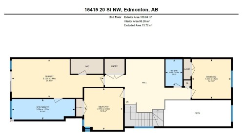 View of room layout - 15415 20 Street, Edmonton, AB - Other
