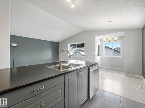 17903 85 Street, Edmonton, AB - Indoor Photo Showing Kitchen With Double Sink