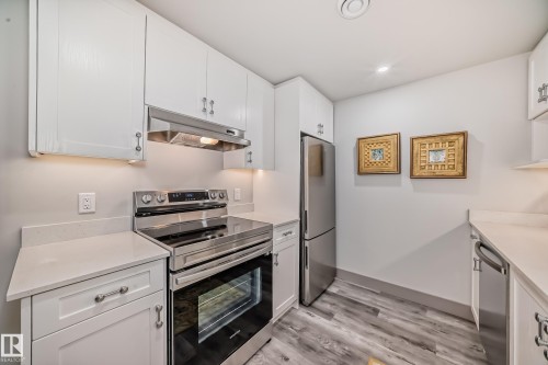 11016 149 Street, Edmonton, AB - Indoor Photo Showing Kitchen With Stainless Steel Kitchen