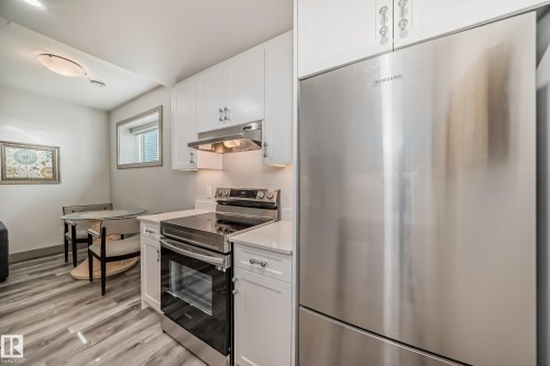 11016 149 Street, Edmonton, AB - Indoor Photo Showing Kitchen With Stainless Steel Kitchen