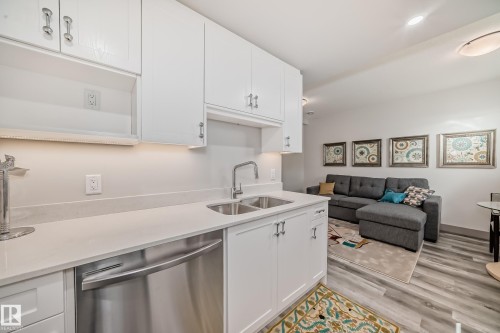 11016 149 Street, Edmonton, AB - Indoor Photo Showing Kitchen With Double Sink