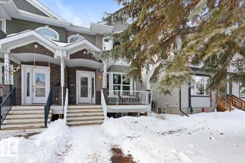 Great Curb Appeal. - 10216 89 Street, Edmonton, AB - Outdoor With Deck Patio Veranda With Facade