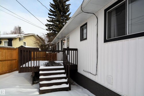 View of deck - 1102 55 Street, Edson, AB - Outdoor With Exterior