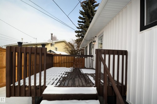 View of deck - 1102 55 Street, Edson, AB - Outdoor With Deck Patio Veranda With Exterior