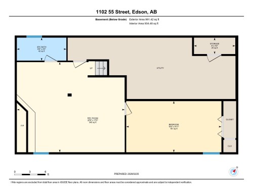View of property floor plan - 1102 55 Street, Edson, AB - Other