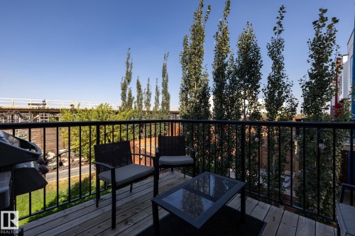 Wooden deck featuring a grill - 1710 Keene Crescent. Sw, Edmonton, AB - Outdoor