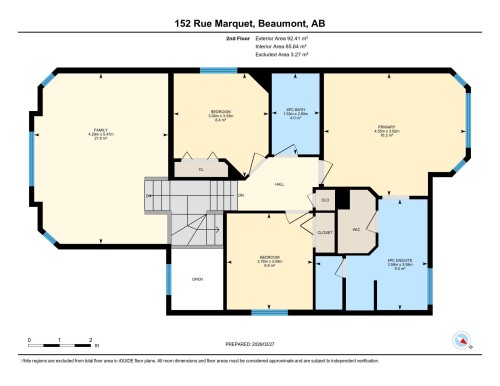 View of property floor plan - 152 Rue Marquet, Beaumont, AB - Other