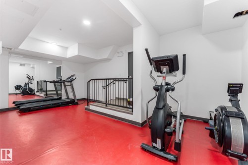 302 9504 182 Street, Edmonton, AB - Indoor Photo Showing Gym Room