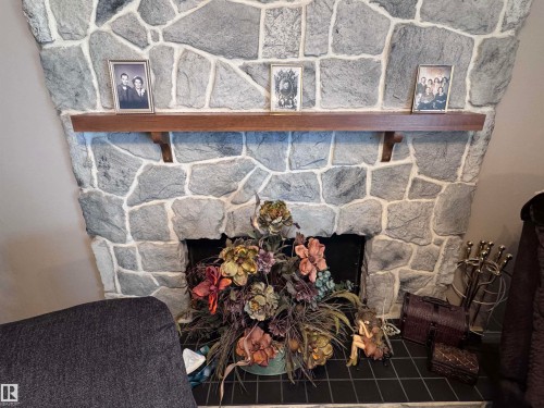 Detailed view of a fireplace - 10503 110 Street, Westlock, AB 