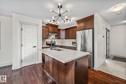 22115 88 Avenue, Edmonton, AB - Indoor Photo Showing Kitchen With Stainless Steel Kitchen With Double Sink