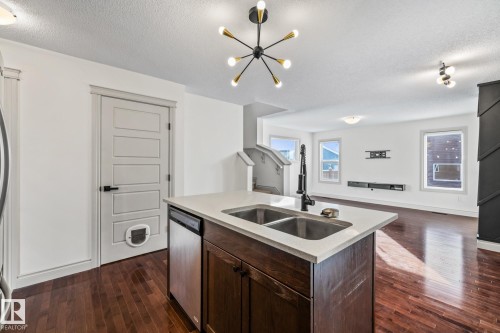 22115 88 Avenue, Edmonton, AB - Indoor Photo Showing Kitchen With Double Sink