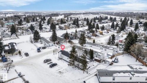 View of snowy aerial view - 72 Evergreen Park, Edmonton, AB - Outdoor With View