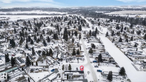 View of snowy aerial view - 72 Evergreen Park, Edmonton, AB - Outdoor With View