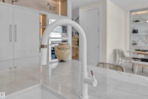Kitchen view of a sink - 2408 1 Ave Sw, Edmonton, AB - Indoor Photo Showing Bathroom