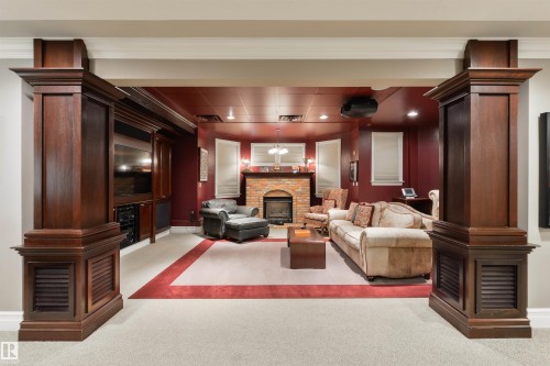 108 Westbrook Drive, Edmonton, AB - Indoor With Fireplace