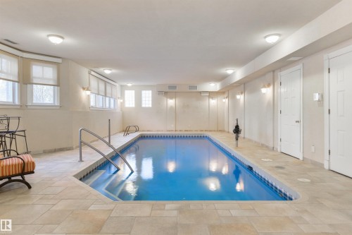 View of indoor pool - 108 Westbrook Drive, Edmonton, AB - Indoor Photo Showing Other Room With In Ground Pool