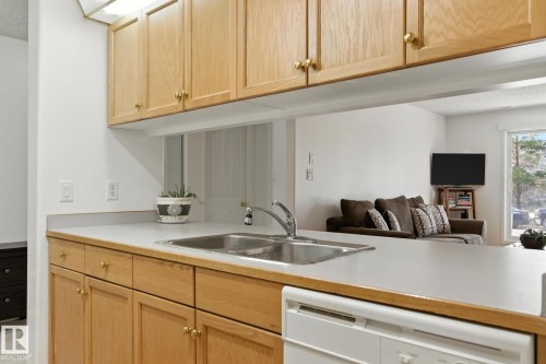 125-16303 95 Street, Edmonton, AB - Indoor Photo Showing Kitchen With Double Sink