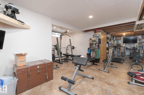 613 Whiston Wynd, Edmonton, AB - Indoor Photo Showing Gym Room