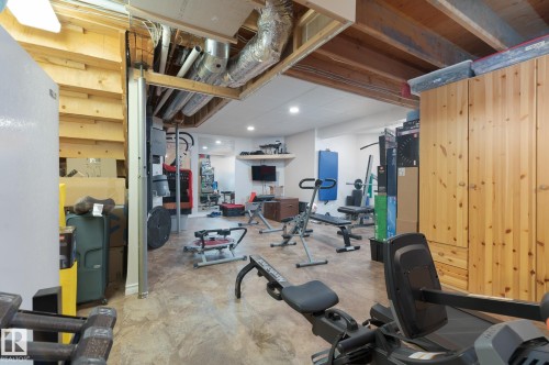 613 Whiston Wynd, Edmonton, AB - Indoor Photo Showing Gym Room