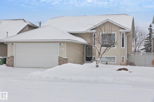 View of split level home - 103 Adams Close, Red Deer, AB - Outdoor