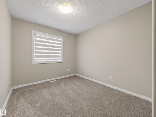 Empty room with carpet and a textured ceiling - 125 655 Tamarack Road, Edmonton, AB - Indoor Photo Showing Other Room