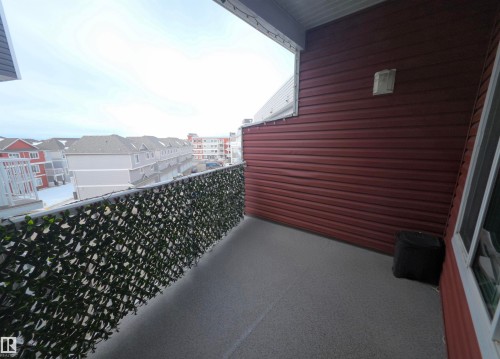 View of balcony - 437 1818 Rutherford Road, Edmonton, AB - Outdoor With Balcony With Exterior