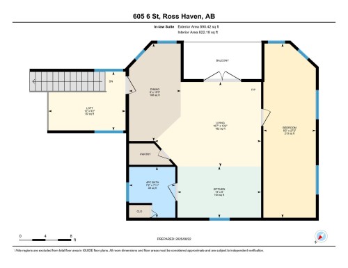 View of floor plan / room layout - 605 6St. Ross Haven, Rural Lac Ste. Anne County, AB - Other