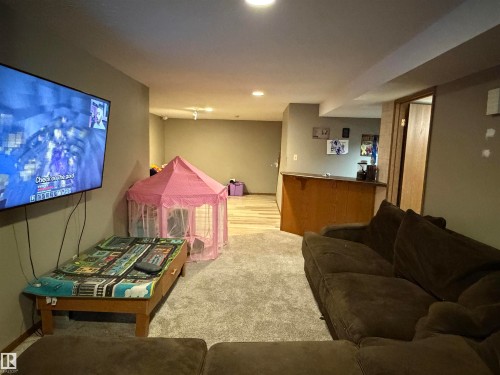 Playroom featuring light carpet and recessed lighting - 2008 4Th Ave, Cold Lake, AB - Indoor
