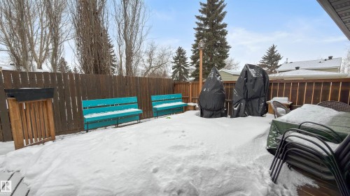 View of fenced backyard - 7 Chungo Drive, Devon, AB - Outdoor
