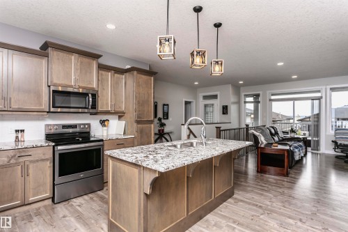 611 55101 Ste Anne Trail, Rural Lac Ste. Anne County, AB - Indoor Photo Showing Kitchen With Double Sink