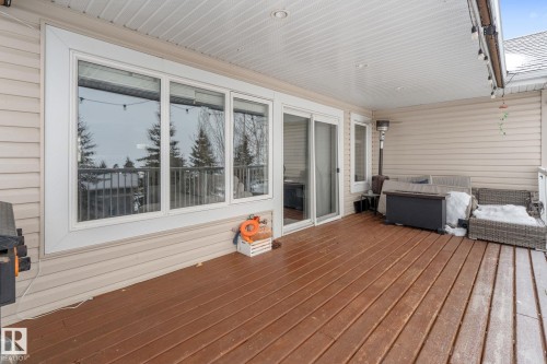 View of deck - 523 55101 Ste. Anne Trail, Rural Lac Ste. Anne County, AB - Outdoor With Deck Patio Veranda With Exterior