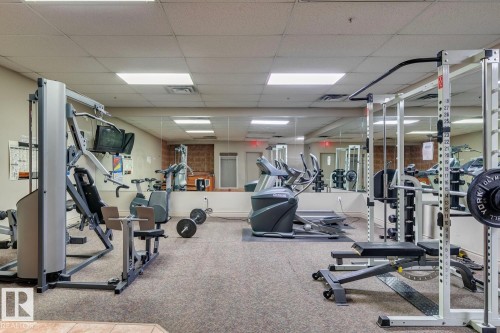 402 9919 105 Street, Edmonton, AB - Indoor Photo Showing Gym Room