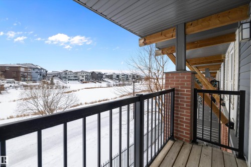 Balcony featuring a residential view - 94 2560 Pegasus Boulevard, Edmonton, AB - Outdoor With Exterior