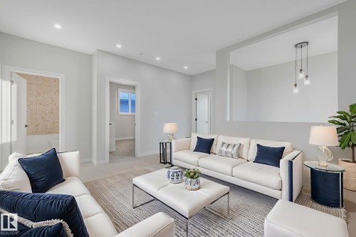 519 171 Street, Edmonton, AB - Indoor Photo Showing Living Room