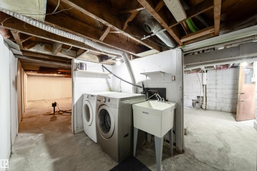 10803 93 Street, Edmonton, AB - Indoor Photo Showing Laundry Room