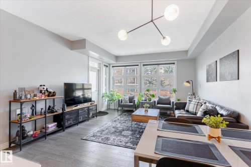 111 9603 98 Avenue, Edmonton, AB - Indoor Photo Showing Living Room