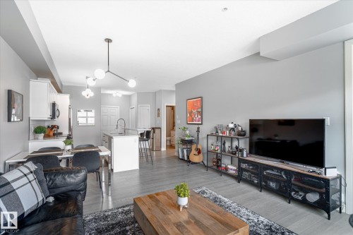 111 9603 98 Avenue, Edmonton, AB - Indoor Photo Showing Living Room