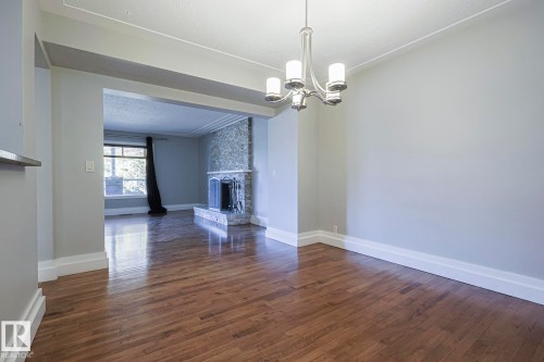8907 140 Street Nw, Edmonton, AB - Indoor With Fireplace