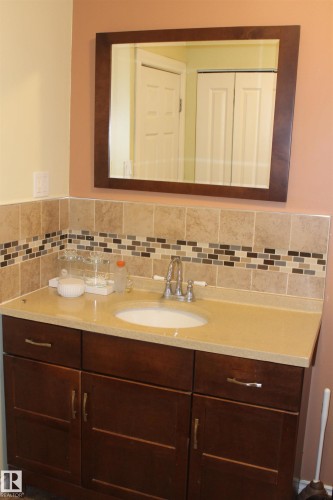 Bathroom featuring vanity - 12432 134 Street, Edmonton, AB - Indoor Photo Showing Bathroom
