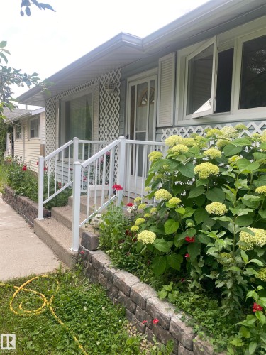 Doorway to property - 12432 134 Street, Edmonton, AB - Outdoor With Deck Patio Veranda