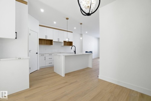 10723 70 Avenue, Edmonton, AB - Indoor Photo Showing Kitchen With Upgraded Kitchen