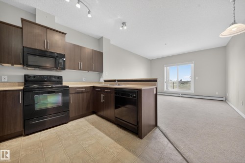 434 263 Macewan Road, Edmonton, AB - Indoor Photo Showing Kitchen With Double Sink