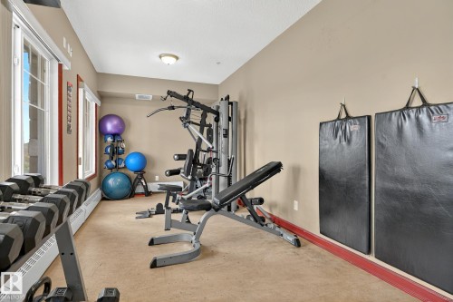 434 263 Macewan Road, Edmonton, AB - Indoor Photo Showing Gym Room
