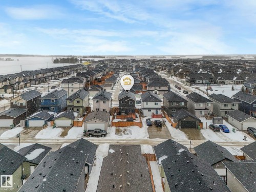 Aerial view of residential area - 3510 48 Avenue, Beaumont, AB - Outdoor With View