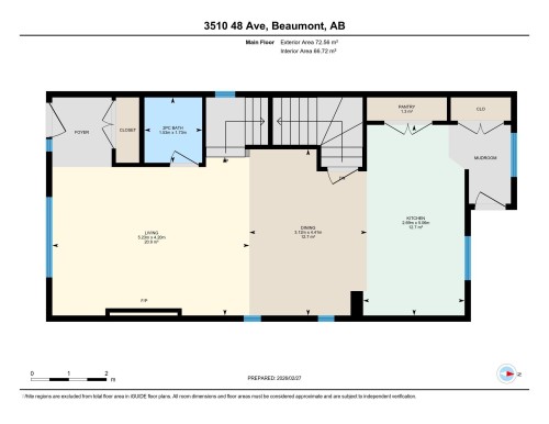 View of floor plan / room layout - 3510 48 Avenue, Beaumont, AB - Other