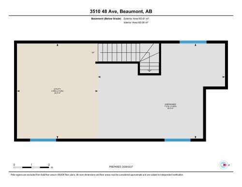 View of home floor plan - 3510 48 Avenue, Beaumont, AB - Other