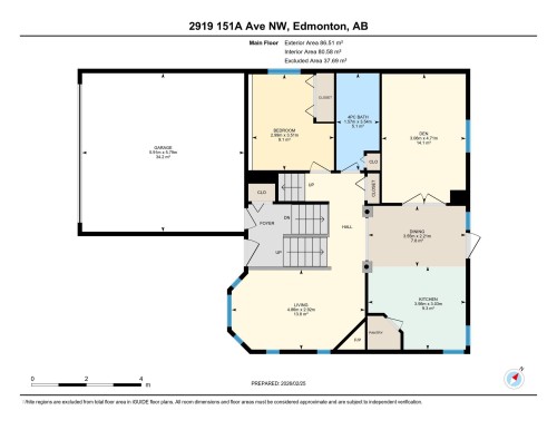 View of property floor plan - 2919 151A Avenue, Edmonton, AB - Other